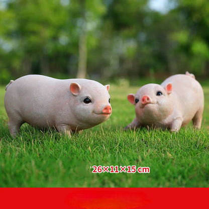 Resin Artificial pigs for garden home