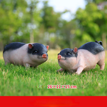 Resin Artificial pigs for garden home