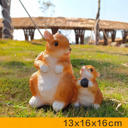 Artificial Resin squirrels home garden decor