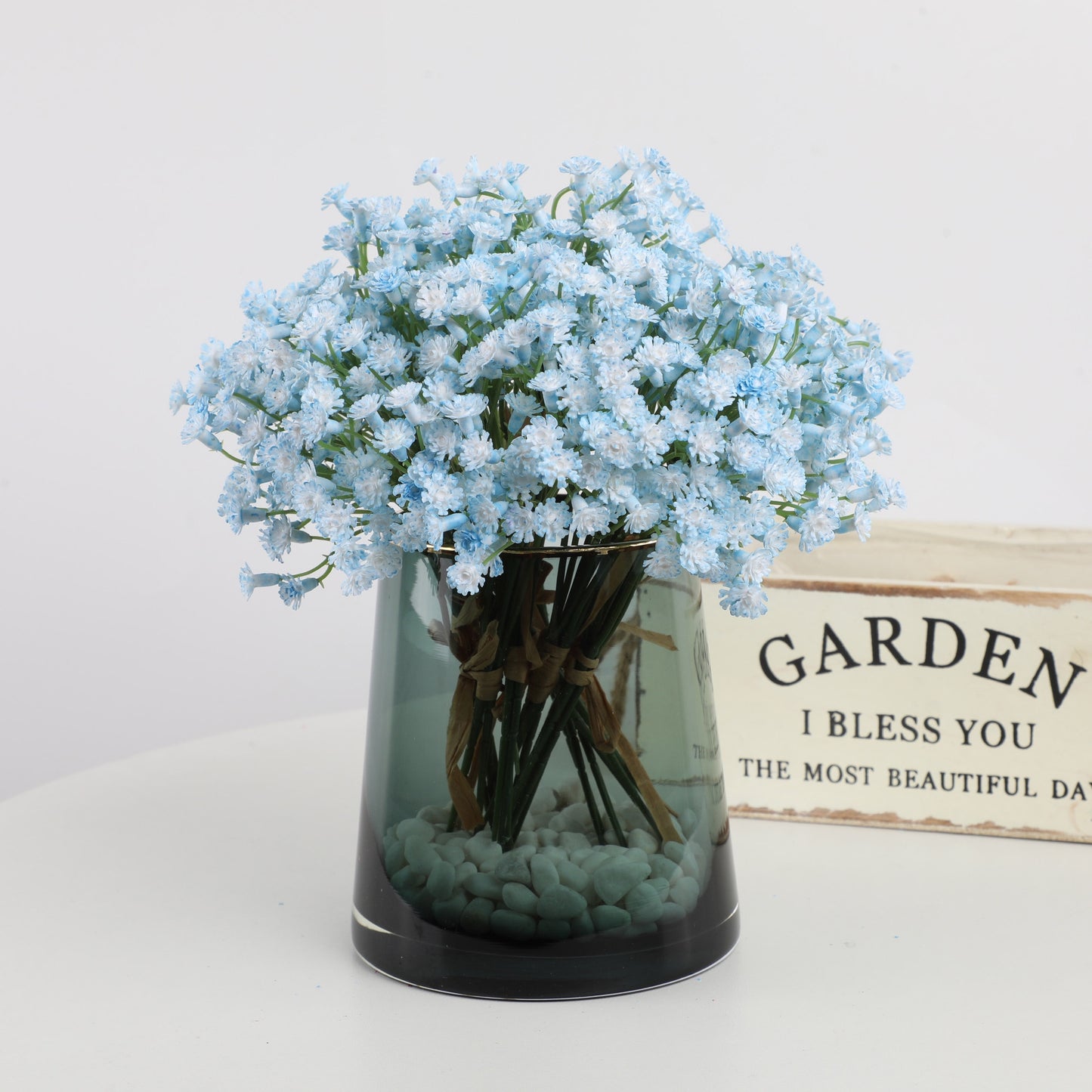 Babys Breath Artificial Flowers, Fake Flowers Gypsophila Bouquet Fall Flowers Artificial for Decoration, Real Touch Silk Flower for Wedding Christmas DIY Party Home Garden Office