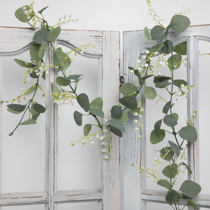 5 Pcs Artificial eucalyptus Garland for wedding party home office coffee shop decorations