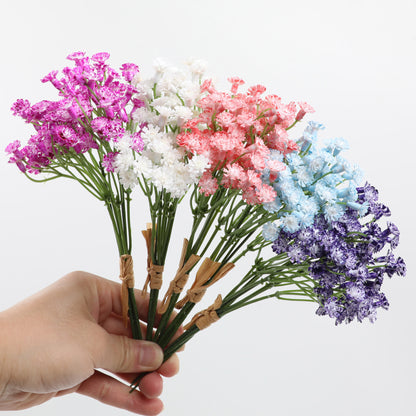 Babys Breath Artificial Flowers, Fake Flowers Gypsophila Bouquet Fall Flowers Artificial for Decoration, Real Touch Silk Flower for Wedding Christmas DIY Party Home Garden Office