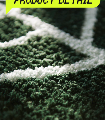 Tora Turf Polyester Rug 50x100cm